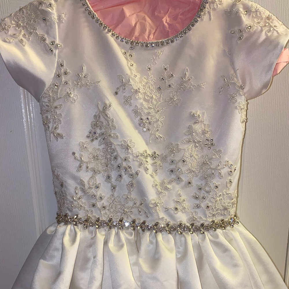 Beautiful handmade communion gown for girls